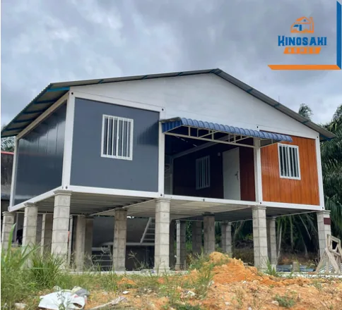 Projek kabin bertiang di Ayer Hitam, Johor